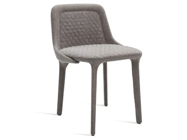 LEPEL SEDIA TRAPUNTATA - Upholstered fabric chair by Casamania & Horm