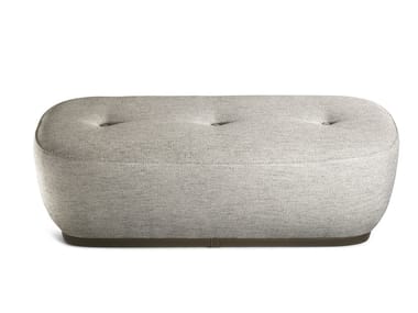 LEPLI' - Upholstered fabric bench by Poltrona Frau