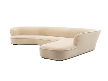 LILUM - Sectional fabric sofa with chaise longue by Maxalto