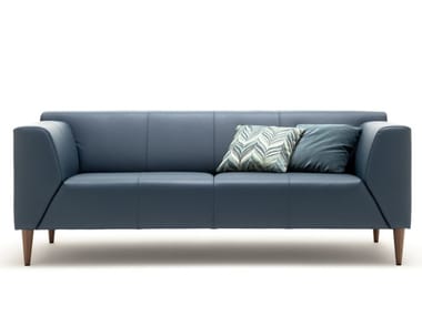 ROLF BENZ 318 - Leather sofa by Rolf Benz