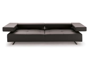 LOFT - Tufted leather sofa by Arketipo