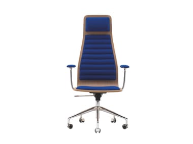 LOTUS (ATTESA) - Swivel height-adjustable fabric office chair by Cappellini