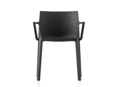 LP - Stackable polypropylene chair with armrests by Kristalia