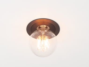 MAGNIFIQUE BULB - Recessed LED round glass and aluminium spotlight by Dark