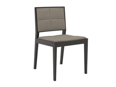 MANILA SI2106 - Open back beech chair with integrated cushion by Andreu World