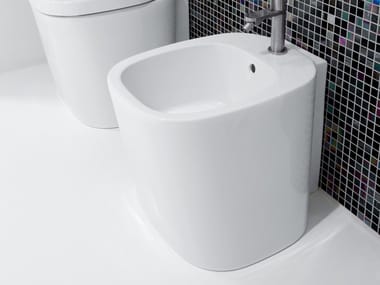 MASCOLO22 - Floor mounted ceramic bidet by Antonio Lupi Design