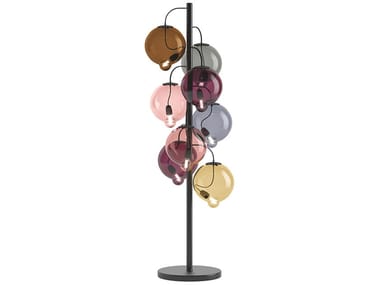 MELTDOWN - Stained glass floor lamp by Cappellini