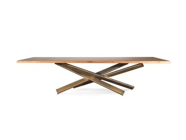 MIKADO 72 - Rectangular wooden dining table by Reflex