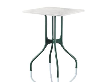 MIL? - Square Carrara marble table by Magis