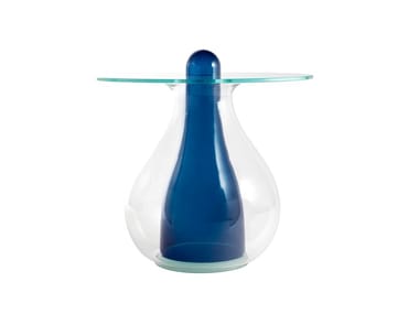 MIYA - Round blown glass coffee table by Cappellini