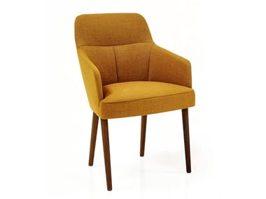 MONO - Fabric chair with armrests by Wittmann