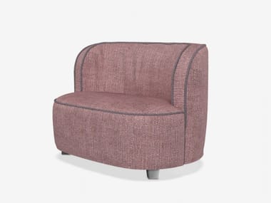 MORE 24 P - Fabric armchair with armrests by Gervasoni