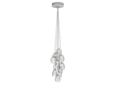 MUSSELS CLUSTER 12 - LED crystal pendant lamp by bomma