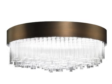 MY LAMP - LED ceiling light in borosilicate glass and metal by Paolo Castelli