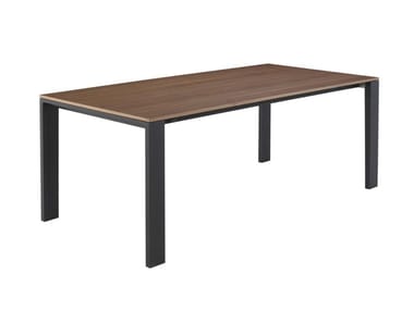 NAÏA - Extending rectangular wooden dining table by Ligne Roset