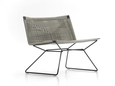 NEIL TWIST - Sled base garden rope easy chair by MDF Italia