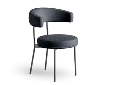 NEUILLY - Upholstered fabric chair with armrests by Bonaldo