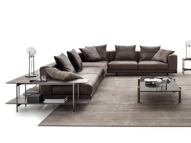 NEVYLL LOW - Corner leather sofa by Ditre Italia