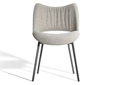 NICE - Upholstered fabric chair by Poltrona Frau