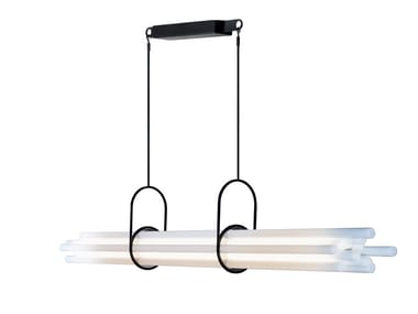 NL12 - Borosilicate glass pendant lamp by DCW Editions