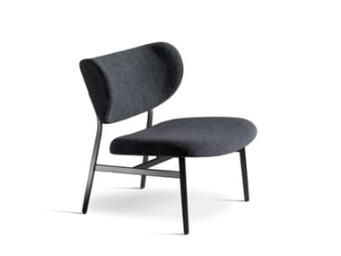 NOOR LOUNGE - Upholstered fabric easy chair by Bonaldo