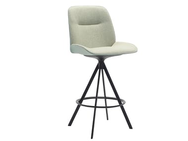 NUEZ BQ2768 - BQ2769 - Swivel upholstered barstool by Andreu World