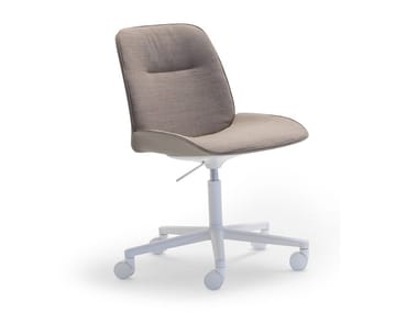 NUEZ SI2788 - Height-adjustable chair with castors with 5-spoke base by Andreu World