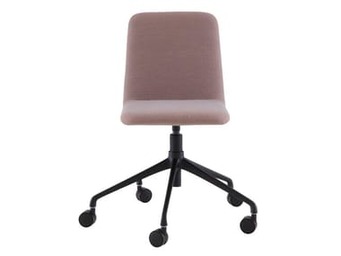 TADAO - Swivel fabric office chair with castors with 5-Spoke base by Ligne Roset