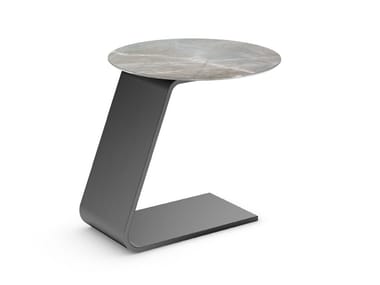 OH - Round Marble glass coffee table by Reflex