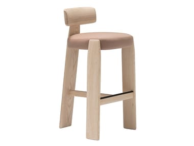 ORU BQ2274 - High ash stool with integrated cushion by Andreu World