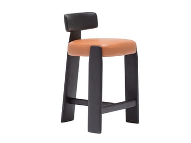 ORU BQ2275 - High ash stool with footrest by Andreu World