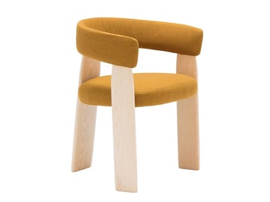 ORU SO2271 - Ash chair with armrests by Andreu World