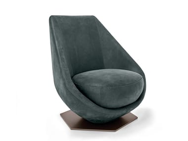 OVERDRIVE - Swivel fabric armchair by Arketipo