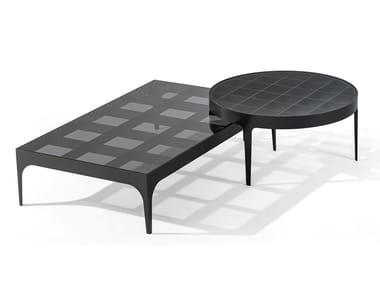 PASSY - Low rectangular coffee table by Bonaldo