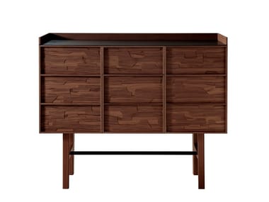 PAULO - Wooden bar cabinet by more