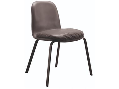 PEC - Upholstered leather chair by more