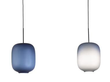 ARYA - Glass pendant lamp by Cappellini