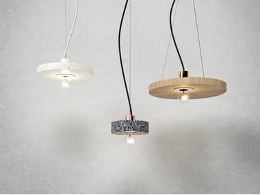 ROND - Wooden pendant lamp by Dark