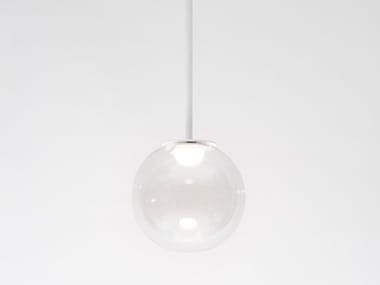 BANGSTER - LED glass and aluminium pendant lamp by Dark