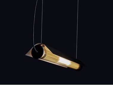 IN THE TUBE 360° WING - LED Borosilicate glass pendant lamp by Dcw Éditions