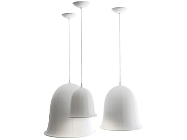 DING DONG - Leather pendant lamp by Natuzzi Italia