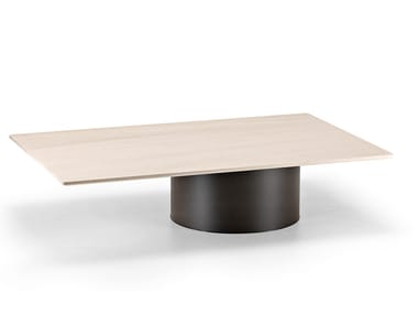 PETRA - Rectangular stone coffee table by Arketipo