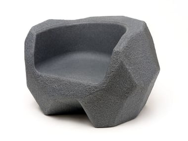 PIEDRAS - Polyethylene Kids armchair with armrests by Magis