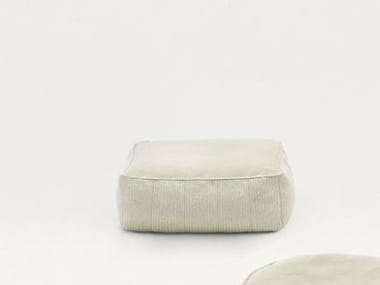 PLAY - Square fabric pouf with removable lining by Paola Lenti