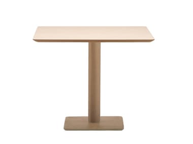 PLAZA BM1122 - Beech table base by Andreu World