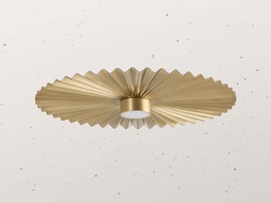 PLIE' 284.07 - LED brass ceiling lamp by Il Fanale