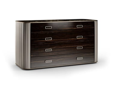 PLISSÈ - Wooden chest of drawers by Reflex