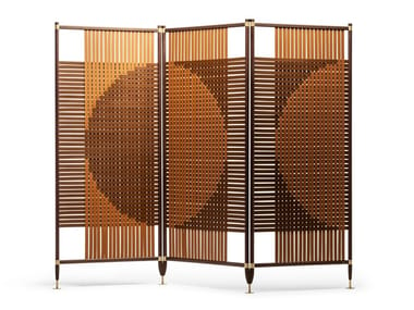 PLOT - Leather room divider by Poltrona Frau