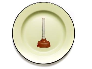 PLUNGER - Enamelled metal plate (Request Info)