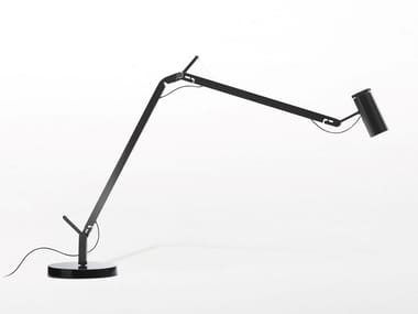 POLO - With swing arm aluminium table lamp by Marset